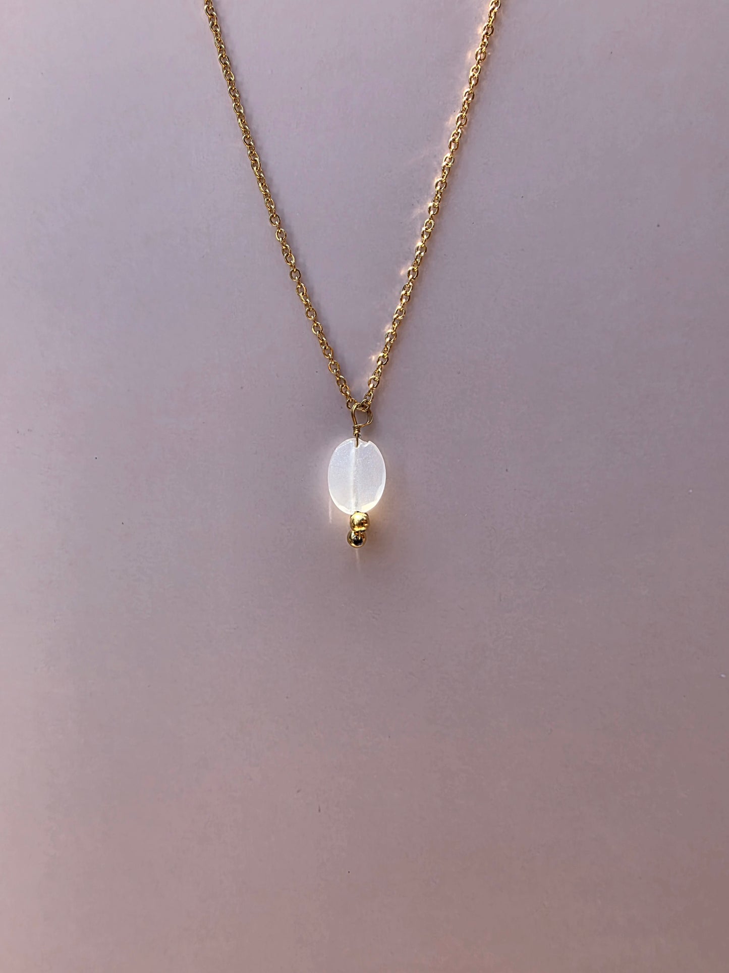Collier Pendentif Cristal de roche