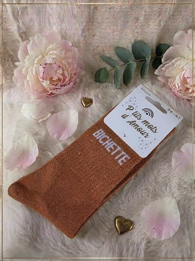 Chaussettes "Bichette" - Orange