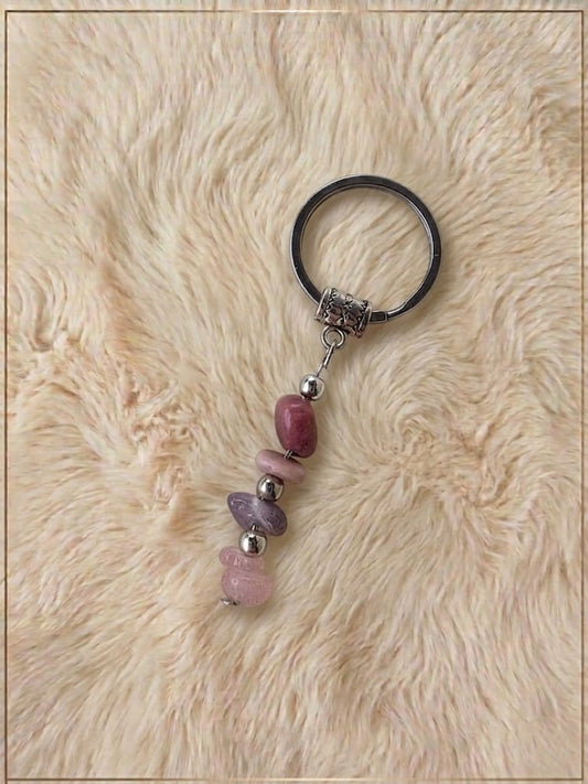 Porte-clés "Douceur minérale" – Éclat de tendresse