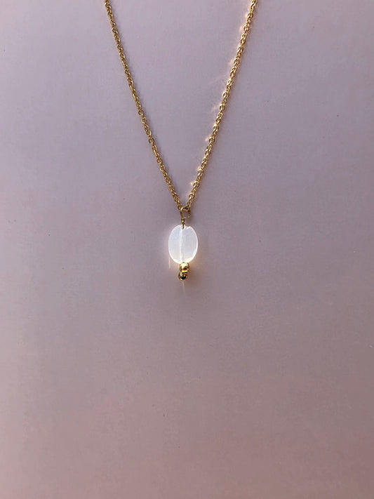 Collier Pendentif Cristal de roche